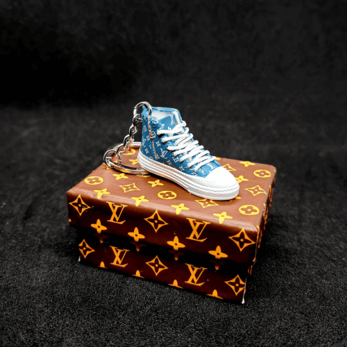 Louis Vuitton x Navy BlueWhite Monogram Canvas Edition x